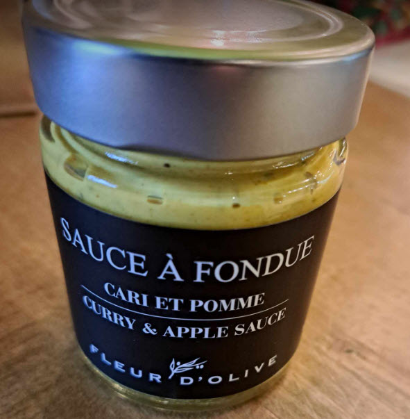 Sauce a fondue cari et pomme (135 ml)