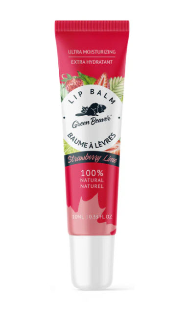 Baume a levres fraise et lime - ultra hydratant (10 ml)