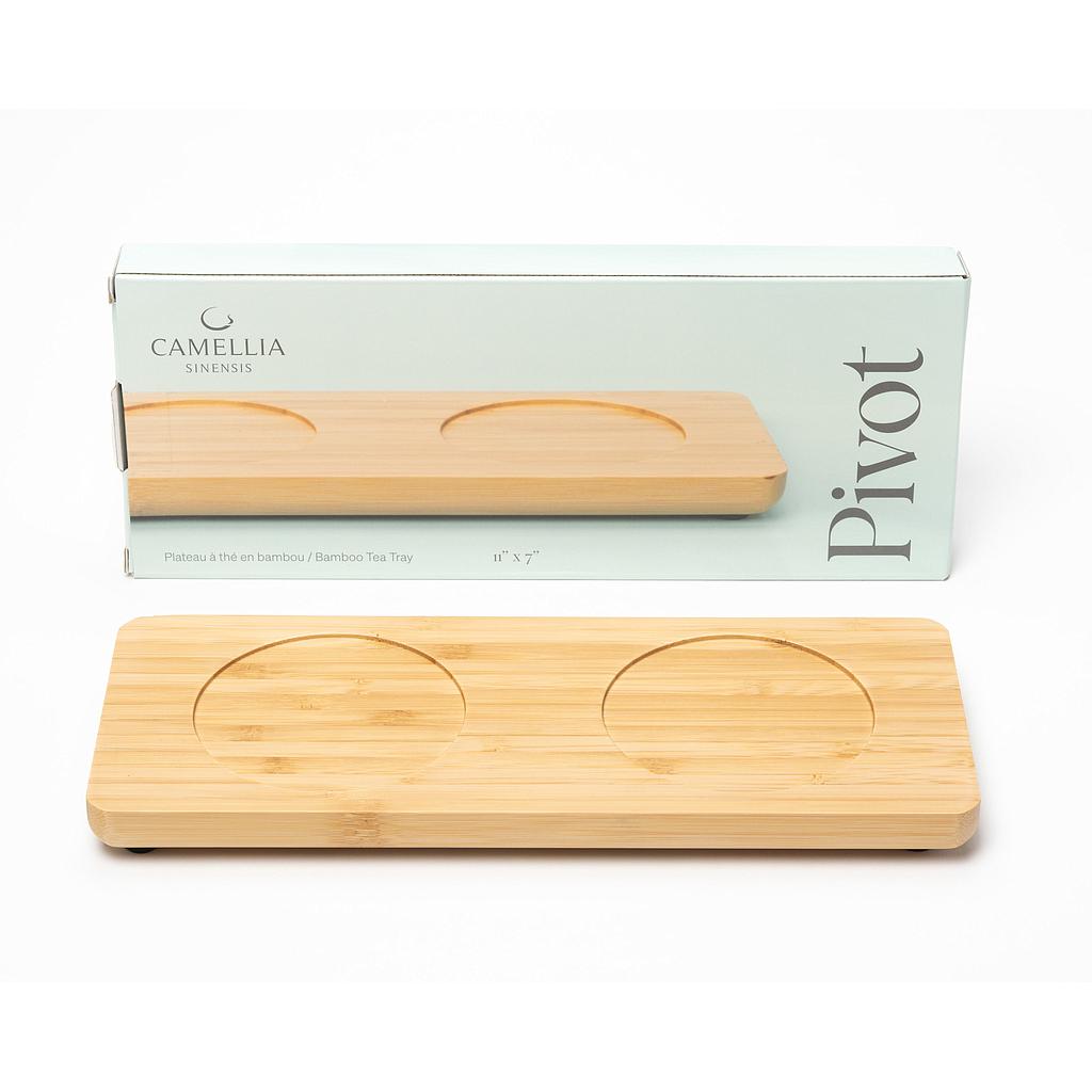 Plateau de service en bambou