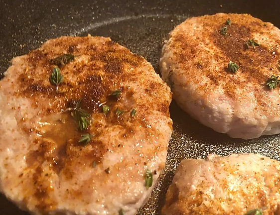 Burger nature 100% poulet de grain (2/paquet)poids variable