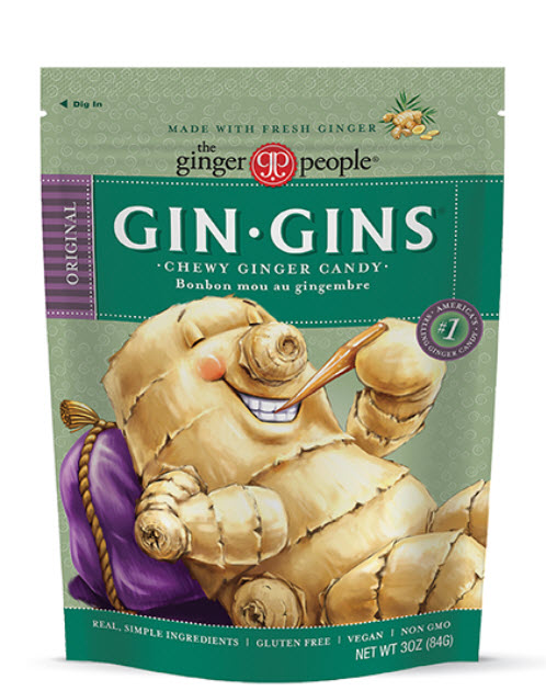 Bonbons mou Gin Gins - Gingembre (84 gr)