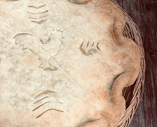Paté au poulet de grain (9 pouces)