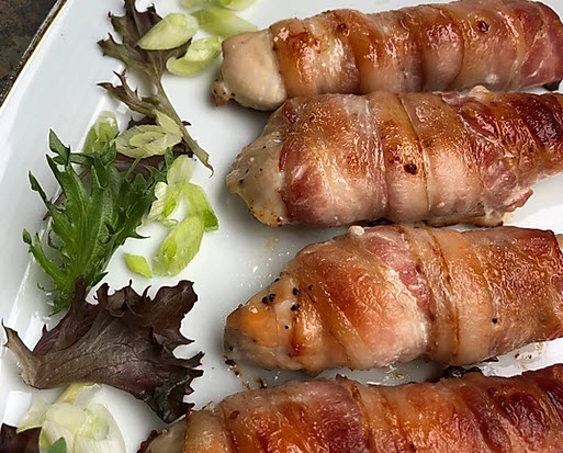 Suprême de poulet de grain bacon, miel et ail (4/paquet) poids variable