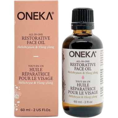 Huile réparatrice pour le visage Hélichryse et Ylang (60ml)