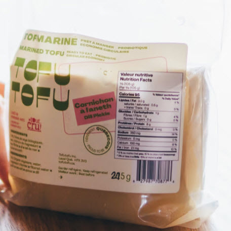 Tofu fumé cornichons (275gr)