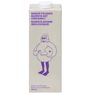 Lait d'avoine bio barista - Minor Figures (946 ml)