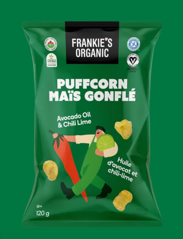 Mais gonflé avocado et chili lime (120 gr)