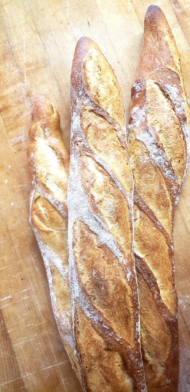 Mini baguette au levain