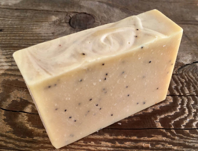 Savon au lait de chevre citron, gingembre et coriandre (120 gr)