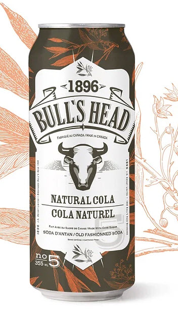 Cola Naturel diete Bull's head (355ml)