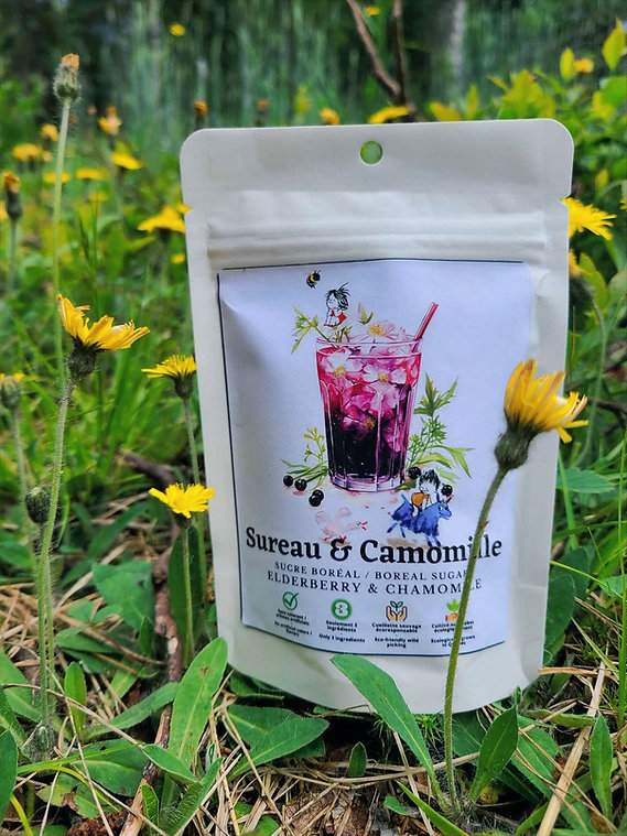 Sucre aromatisé sureau et camomille (120 gr)