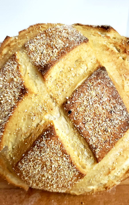 Miche maïs levain