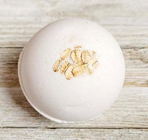 Bombe de bain geante - Avoine, miel et lait de coco