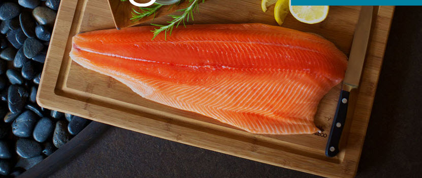 Saumon Royal bio BC, ferme Creative (kg)