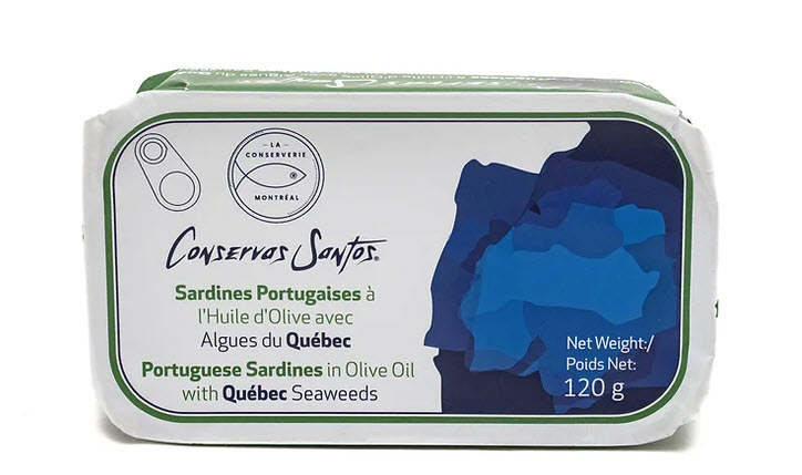 Sardines aux algues du Quebec (120gr)