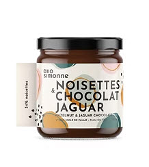 Tartinade noisettes et chocolat jaguar (220gr)