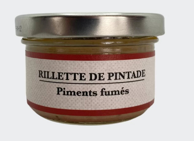 Rillette Pintade piment fumé doux (80 gr)