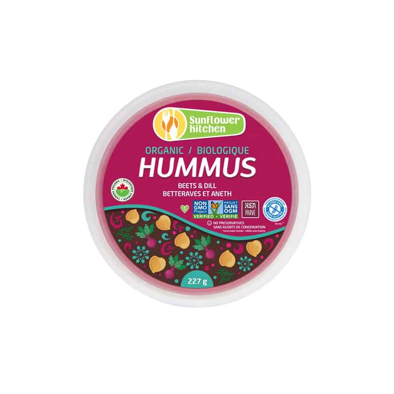 Hummus betteraves et Aneth (227 gr)