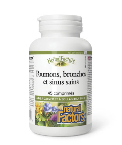 Poumons, bronches et sinus sains (90 capsules)