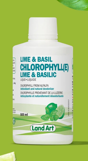 Chlorophylle liquide Lime et Basilic (500 ml)