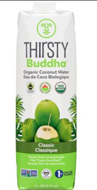 Eau de coco entierment naturelle (1 litre)