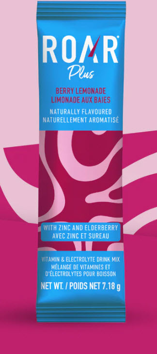 Melange de vitamines et electrolytes ROAR - Limonade aux baies (7.18gr)