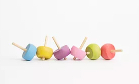 Toupie champignon mauve