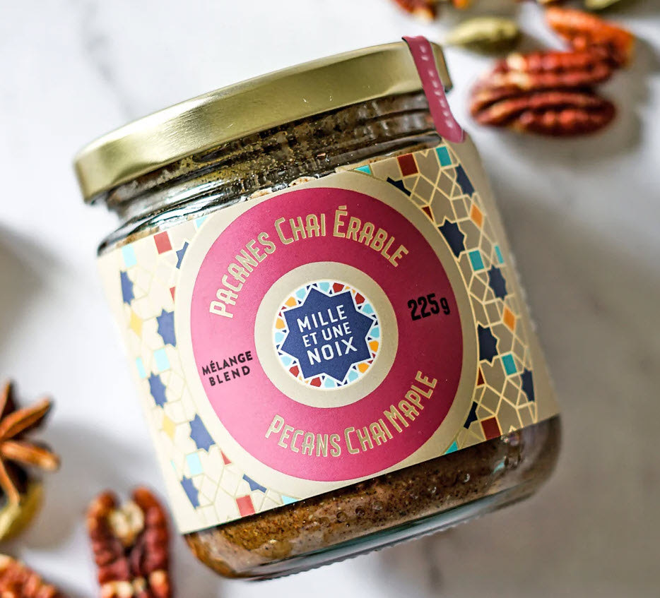 Beurre de pacanes chai érable (225 g)