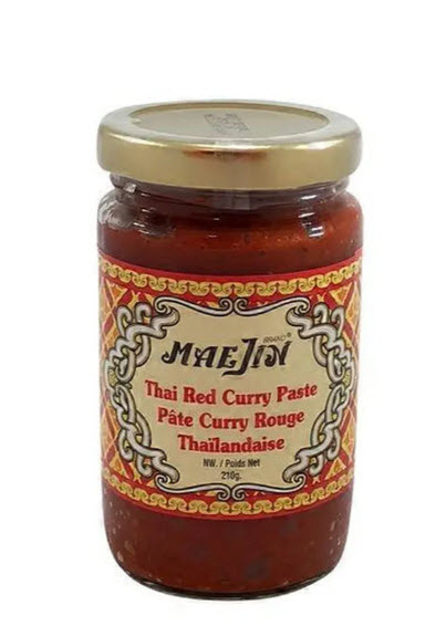 Pate de curry rouge Thailandaise (210 gr)