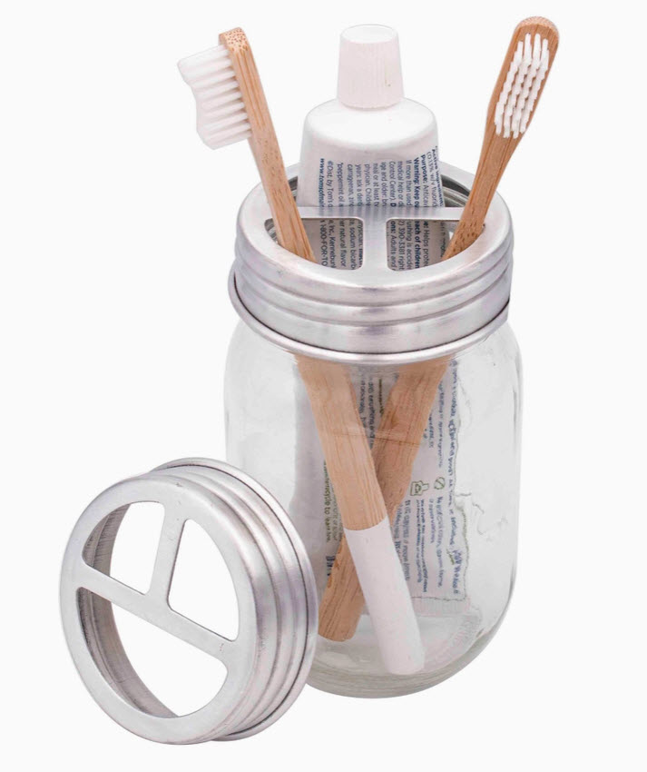 Couvercle brosses a dents pot masson