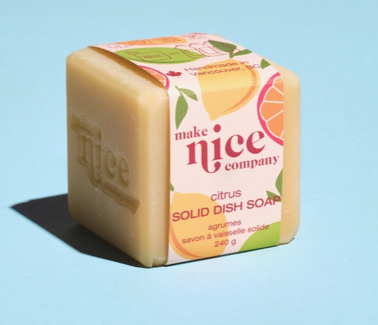 Bloc de savon a vaisselle solide - agrumes 240 gr