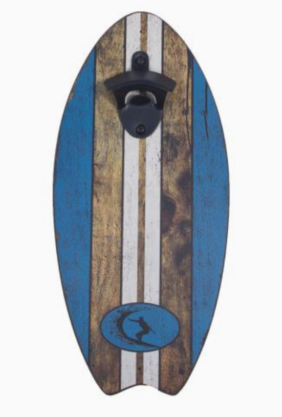 Ouvre-bouteille Blue Harbour Planche de surf Bleu