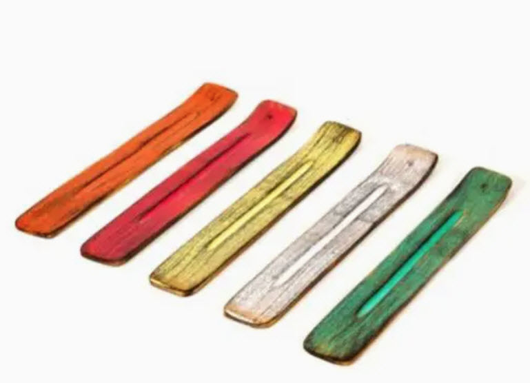 Encensoir en bois imprimés couleur (unité)