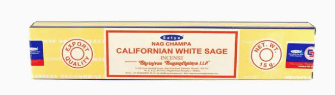 Boîte à encens -Satya -California White Sage -15g
