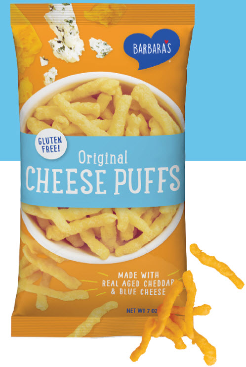 Puff au cheddar blanc (155 gr)