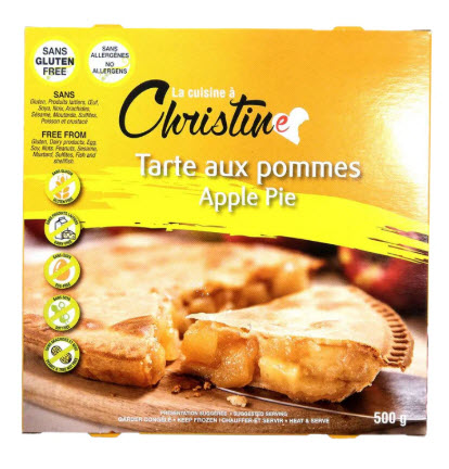 Tarte aux pommes congelée (500 gr)
