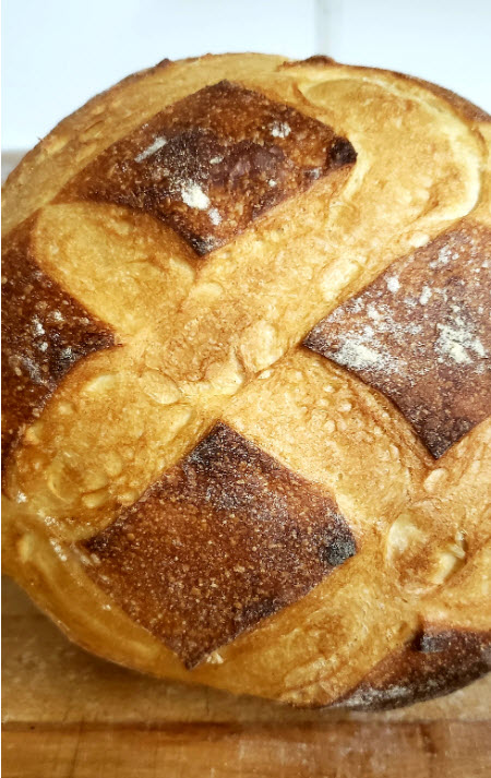 Miche blanche levain