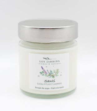 Bougie Santi - Eucalyptus et lavande