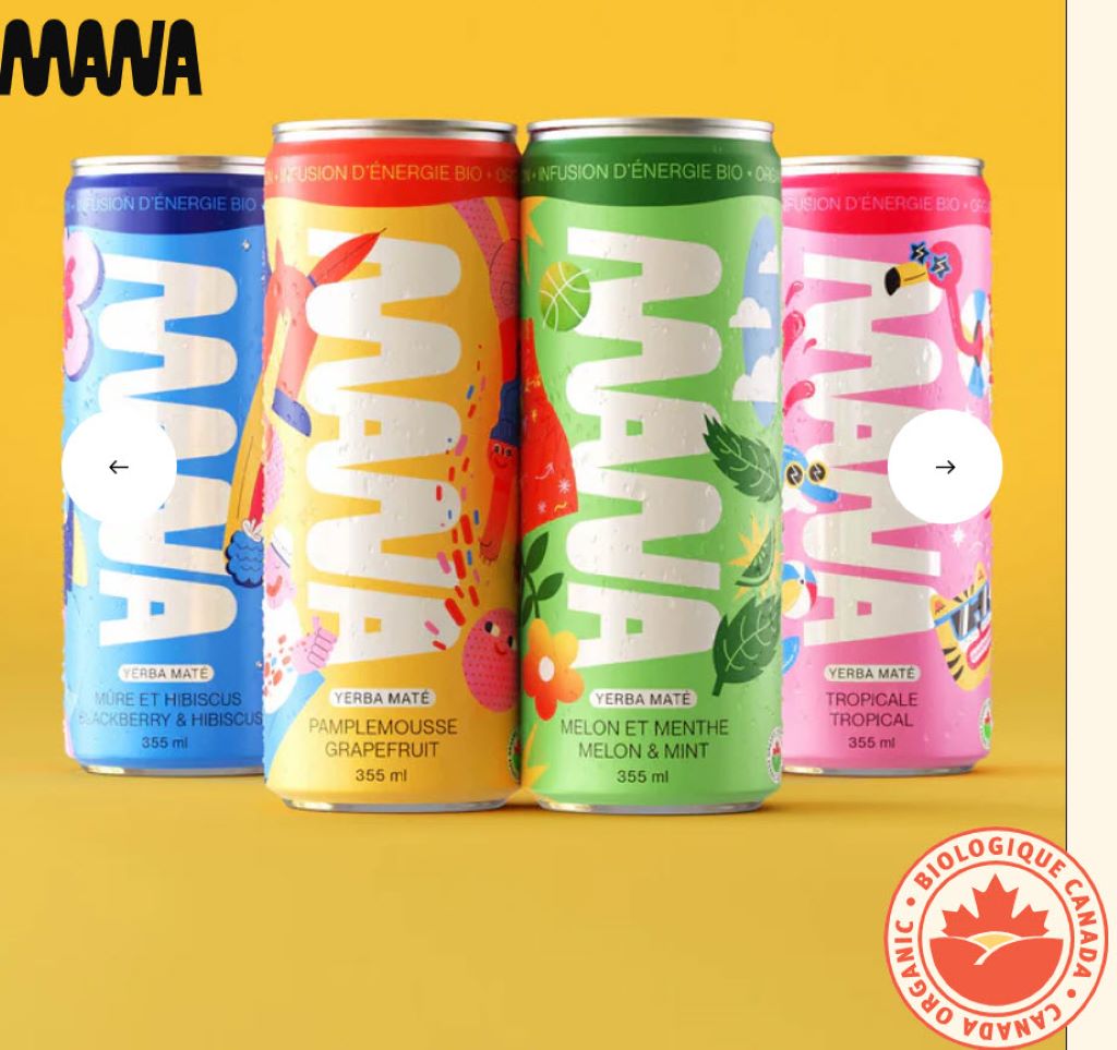Mana Yerba Mate - Pamplemousse (355 ml)