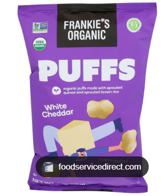 Puff au cheddar blanc (56 gr)