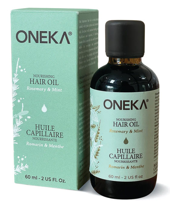 Huile capillaire nourissante Romarin et menthe (60ml)