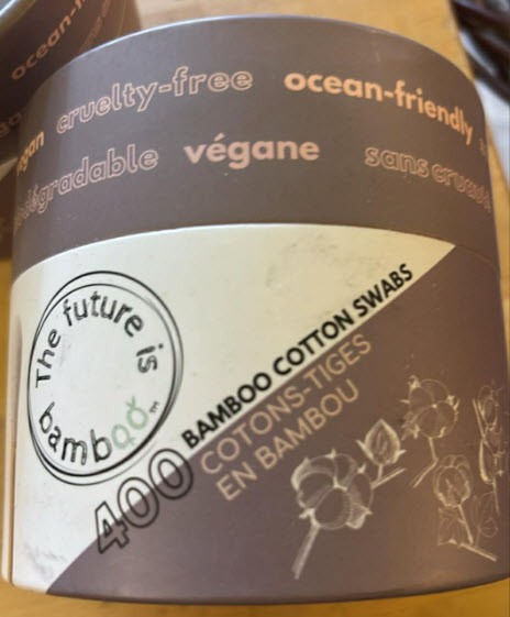 Coton tiges bamboo et coton (400 unites)