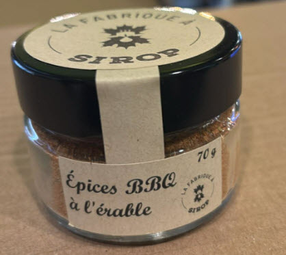 Épices BBQ à l'erable (75 gr)