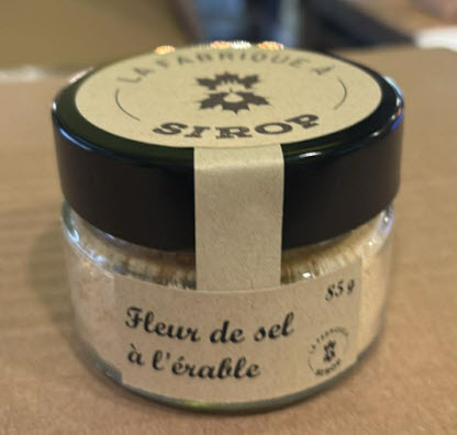Fleur de sel à l'érable (75 gr)