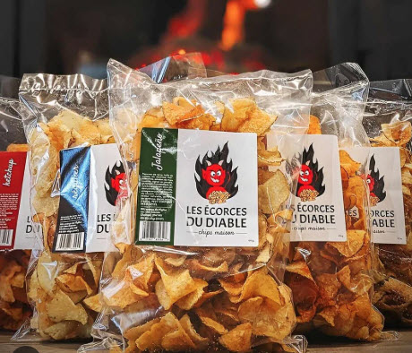 Croustilles sel et vinaigre 175 gr