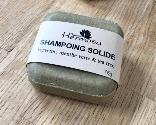Shampoing solide verveine, menthe et tea tree (75 gr)