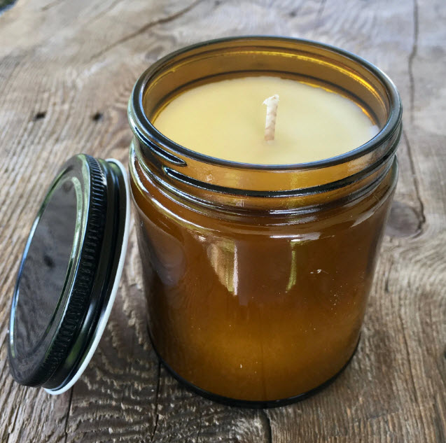 Chandelle d'eco-soya Citronelle et eucalyptus 225 gr