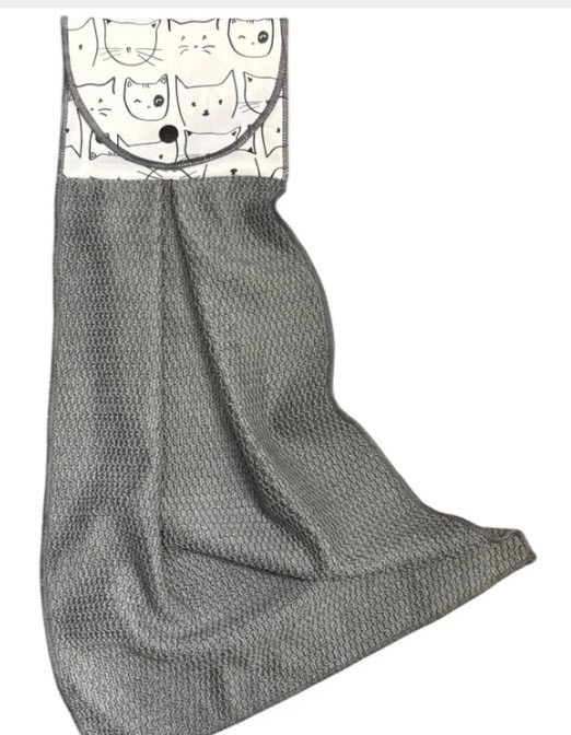 Linge de cuisine avec attache pour four