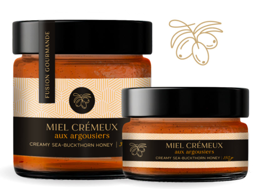 Miel cremeux argousier 150 g