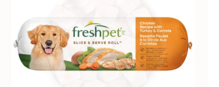 Rouleau repas poulet et dinde pour chien (45 gr)